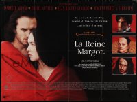 9r0685 QUEEN MARGOT British quad 1995 La Reine Margot, super close up of beautiful Isabelle Adjani!
