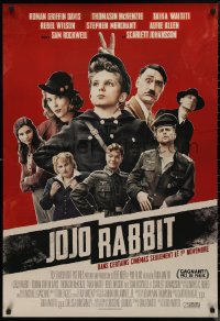 9r0286 JOJO RABBIT advance DS Canadian 1sh 2019 Roman Griffin David in the title role, Waititi as Hitler!