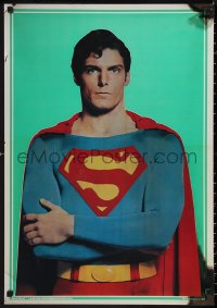 9r0489 SUPERMAN 2 foil 21x30 commercial posters 1978 Christopher Reeve, top cast!