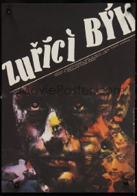 9r0280 RAGING BULL Czech 12x17 1987 Martin Scorsese, different art of Robert De Niro by Ziegler!