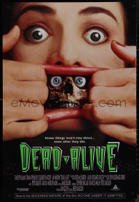 9r1117 DEAD ALIVE 1sh 1992 Peter Jackson gore-fest, some things won't stay down!