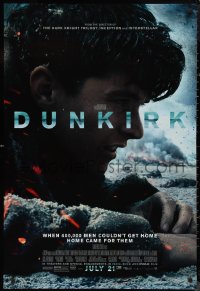 9r1131 DUNKIRK advance DS 1sh 2017 Christopher Nolan, Tom Hardy, Murphy, different close-up!