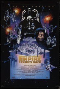 9r1135 EMPIRE STRIKES BACK style C advance 1sh R1997 they're back on the big screen!