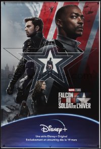 9r0198 FALCON & THE WINTER SOLDIER TV teaser DS French 1p 2021 Anthony Mackie & Sebastian Stan!