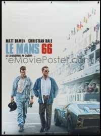 9r0199 FORD V FERRARI teaser French 1p 2019 Christian Bale & Matt Damon on track, Le Mans '66!