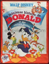 9r0207 LA FABULEUSE HISTOIRE DE DONALD French 1p R1980s Donald Duck, Mickey, Goofy, Pluto & more!