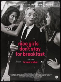 9r0212 NICE GIRLS DON'T STAY FOR BREAKFAST French 1p 2019 Robert Mitchum with two sexy women!