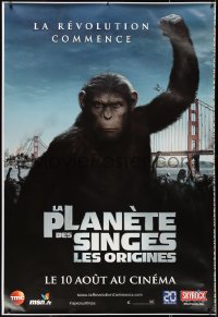 9r0216 RISE OF THE PLANET OF THE APES printer's test teaser DS French 1p 2011 prequel to the classic!
