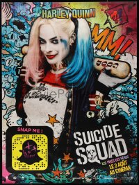 9r0222 SUICIDE SQUAD teaser French 1p 2016 different image of Margot Robbie as Harley Quinn!