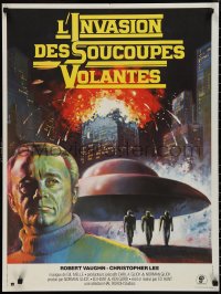 9r0938 STARSHIP INVASIONS French 24x32 1978 wacky aliens who are advanced beyond our imagination!