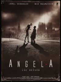 9r0948 ANGEL-A French 16x21 2005 Luc Besson, Rie Rasmussen & Jamel Debbouze by Laurent Lufroy!