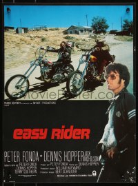 9r0970 EASY RIDER French 16x21 R1980s Fonda, motorcycle biker classic directed by Dennis Hopper