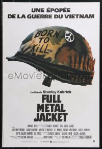 9r0979 FULL METAL JACKET French 16x23 1987 Stanley Kubrick Vietnam War movie, Philip Castle art!