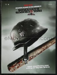 9r0986 INGLOURIOUS BASTERDS teaser French 16x21 2009 Tarantino, cool image of bat & helmet!