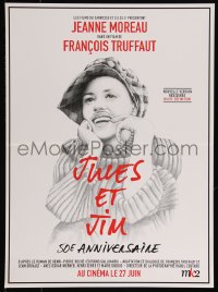 9r0987 JULES & JIM advance French 16x21 R2012 Francois Truffaut's Jules et Jim, Moreau, Oskar Werner!