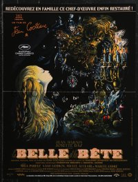 9r0990 LA BELLE ET LA BETE French 16x21 R2013 Jean Cocteau's classic fairy tale, cool Malcles art!