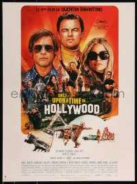 9r1004 ONCE UPON A TIME IN HOLLYWOOD French 15x21 2019 Tarantino, montage art by Chorney!