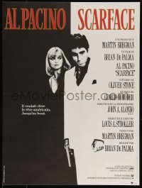 9r1013 SCARFACE French 15x20 1984 Al Pacino as Tony Montana, Michelle Pfeiffer, Brian De Palma!