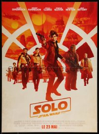 9r1018 SOLO advance French 16x22 2018 A Star Wars Story, Ron Howard, Alden Ehrenreich as young Han!