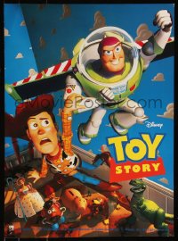 9r1026 TOY STORY French 16x22 1996 Disney & Pixar cartoon, great images of Buzz, Woody & cast!