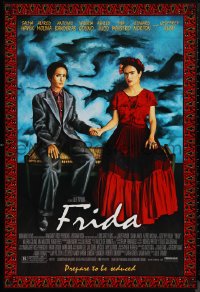 9r1154 FRIDA 1sh 2002 artwork of sexy Salma Hayek as artist Frida Kahlo!