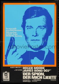 9r0267 SPY WHO LOVED ME German 1977 Roger Moore as James Bond 007 + Seiko wristwatch ad!