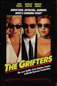 9r1174 GRIFTERS int'l 1sh 1990 John Cusack, Annette Bening & Anjelica Huston!