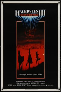 9r1179 HALLOWEEN III 1sh 1982 Season of the Witch, horror sequel, the night no one comes home!