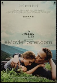 9r1194 HIDDEN LIFE int'l DS 1sh 2019 directed by Terrence Malick, August Diehl, Valerie Pachner!