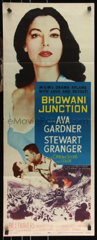 9r0492 BHOWANI JUNCTION insert 1955 sexy Eurasian beauty Ava Gardner in a flaming love story!