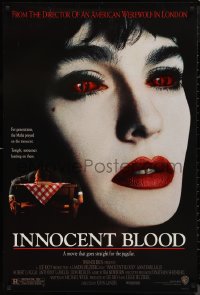 9r1213 INNOCENT BLOOD DS 1sh 1992 c/u sexy vampire Anne Parillaud, directed by John Landis!