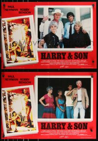 9r0879 HARRY & SON set of 10 Italian 18x26 pbustas 1984 Paul Newman & Robby Benson are father and son!