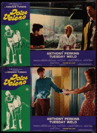 9r0894 PRETTY POISON set of 8 Italian 18x27 pbustas 1968 psycho Anthony Perkins & crazy Tuesday Weld!