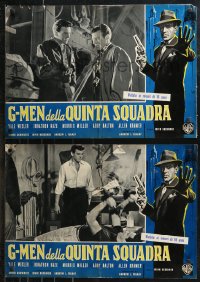 9r0903 STAKEOUT ON DOPE STREET set of 6 Italian 19x27 pbustas 1958 kids get their hands on dope!