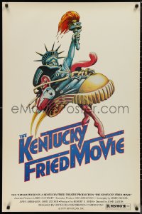 9r1244 KENTUCKY FRIED MOVIE 1sh 1977 John Landis directed comedy, wacky tennis shoe art!