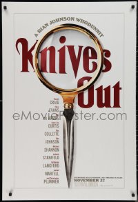 9r1249 KNIVES OUT teaser DS 1sh 2019 everyone has a motive but no clue, A Rian Johnson whodunnit!