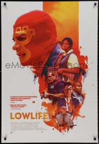 9r1275 LOWLIFE 1sh 2018 Nicki Micheaux, Ricardo Adam Zarate, cast art montage by Brandon Schaefer!