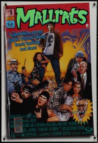 9r1281 MALLRATS 1sh 1995 Kevin Smith, Snootchie Bootchies, Stan Lee, comic artwork by Drew Struzan!