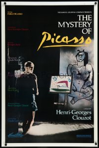 9r1308 MYSTERY OF PICASSO 1sh R1986 Le Mystere Picasso, Henri-Georges Clouzot & Pablo!