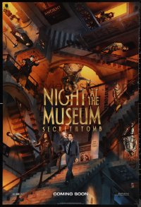 9r1313 NIGHT AT THE MUSEUM: SECRET OF THE TOMB int'l teaser DS 1sh 2014 cool Escher parody!