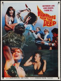 9r0427 HUMANOIDS FROM THE DEEP Pakistani 1980 Doug McClure, sexy women terrorized by monsters!