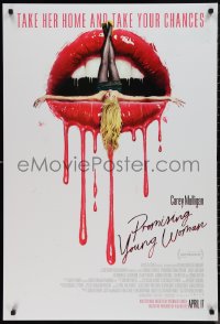 9r1346 PROMISING YOUNG WOMAN advance DS 1sh 2020 wild art of woman over sexy lips dripping blood!