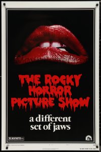 9r1375 ROCKY HORROR PICTURE SHOW 1sh R1980s classic lips, a different set of jaws!