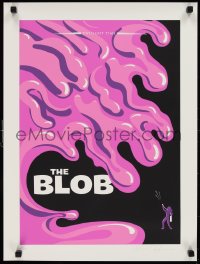 9r0314 BLOB signed #22/50 18x24 art print 2010s by artist Louis Falzarano, pink monster!