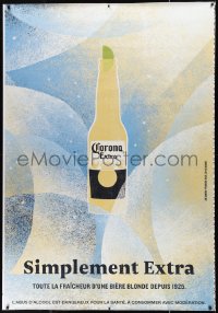9r0083 CORONA EXTRA printer's test DS 47x67 French advertising poster 2000s art of one bottle!