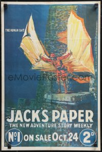 9r0282 JACK'S PAPER 14x23 English museum poster 1973 cool vintage art from 1922 poster!