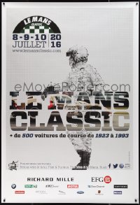 9r0181 LE MANS CLASSIC DS 47x69 French film festival poster 2016 Back To the Future, Steve McQueen!