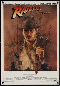 9r0614 RAIDERS OF THE LOST ARK 16x24 special poster 1981 adventurer Harrison Ford by Richard Amsel!