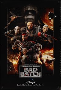 9r0310 STAR WARS: THE BAD BATCH DS tv poster 2021 Walt Disney, Dee Baker, great sci-fi CGI image!
