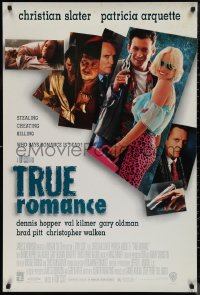 9r1458 TRUE ROMANCE DS 1sh 1993 Christian Slater, Patricia Arquette, by Quentin Tarantino!